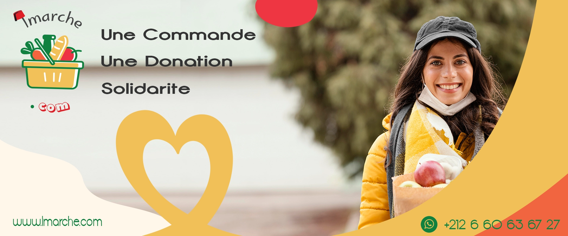 Bannière solidaire pleine largeur
